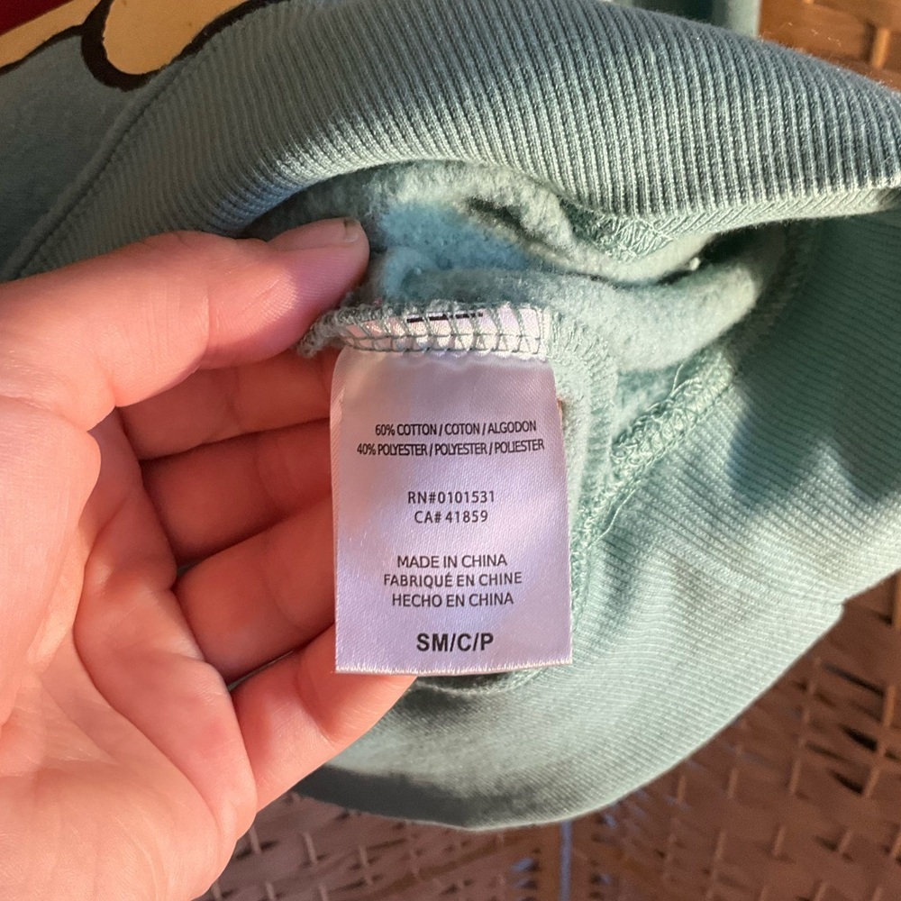 🍯 POOH Disney Teal Oversized Sweatshirt - Picture 9 of 12